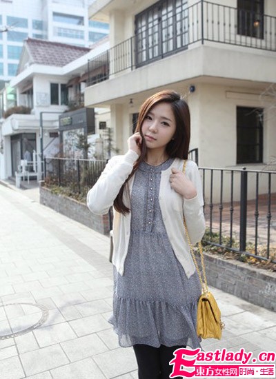 韩系甜美针织衫 回暖天穿为春装加分