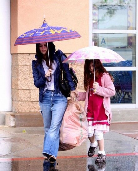 紫色雨伞可爱至极