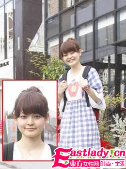 日本最新街头美女时尚发型抓拍