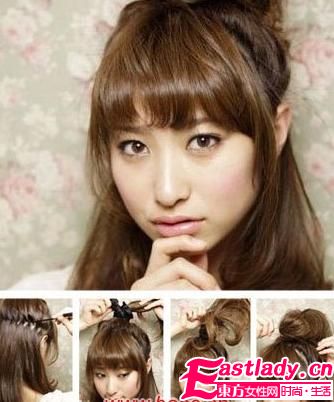 六种简单韩式盘发发型