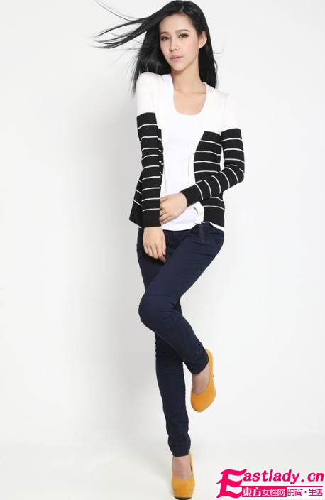 2012流行女装针织衫 简单大方的色彩让你自由搭配