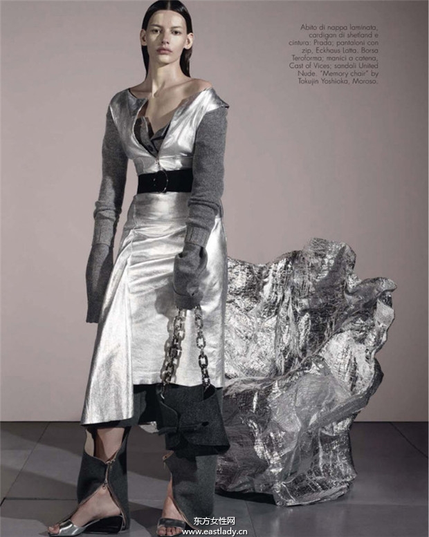 Amanda Murphy 2013年8月份《Vogue》意大利版