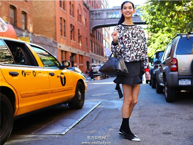 2013纽约时装周时尚达人街拍秀