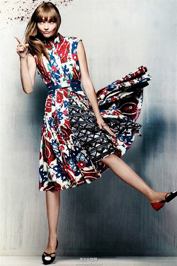 Sasha Pivovarova《Vogue》2013年11月美国版