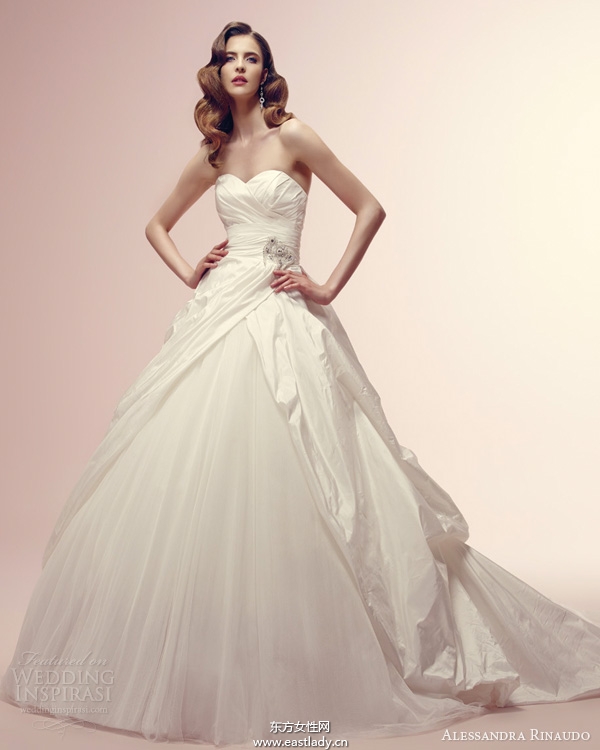 alessandra rinaudo wedding dresses 2014 bridal rupal strapless ball gown