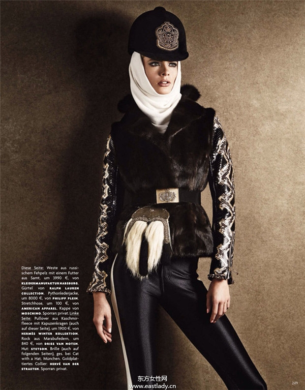 Julia Stegner《Vogue》2013年12月德国版