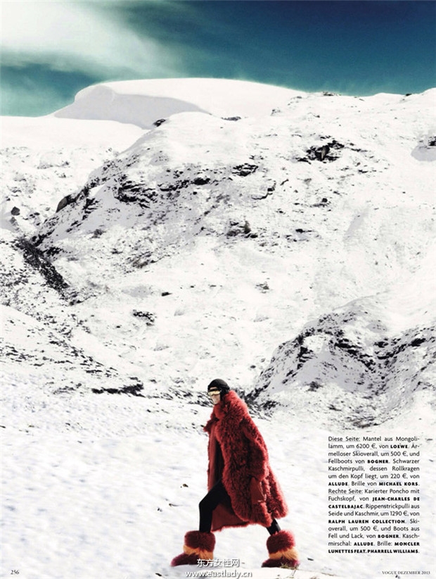 Julia Stegner《Vogue》2013年12月德国版