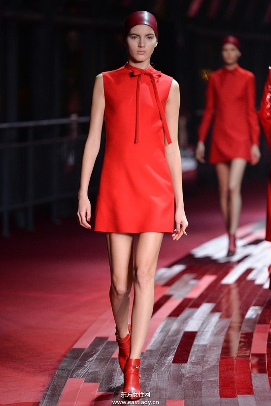 Valentino 2014女装系列演绎红色风