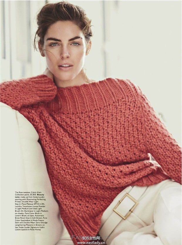 Hilary Rhoda《Vogue》2014年1月澳大利亚版