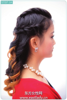 韩式编发发型展现东方女性典雅含蓄和优美
