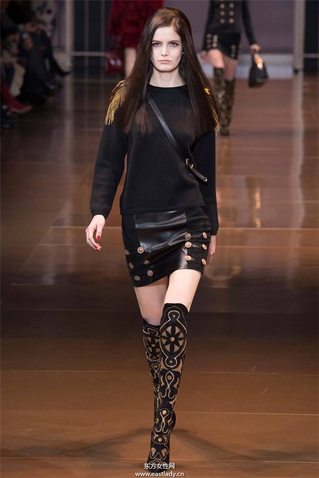 Versace米兰时装周2014秋冬新品发布