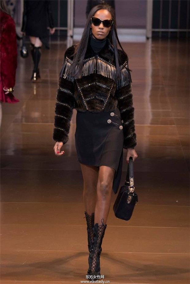 Versace米兰时装周2014秋冬新品发布