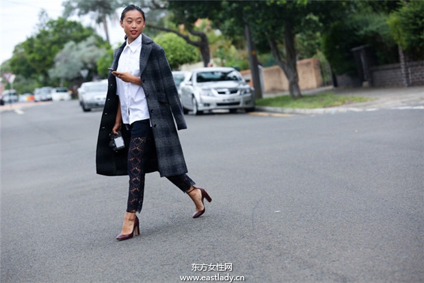 2014年澳大利亚悉尼时装周看时尚达人街拍秀
