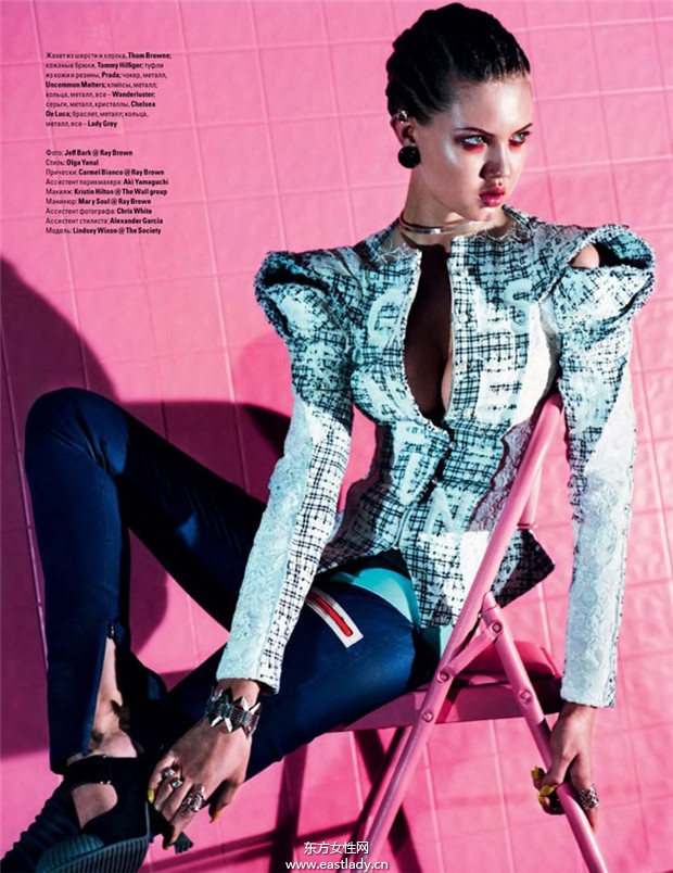 Lindsey Wixson《Vogue》2014年5月烏克蘭版