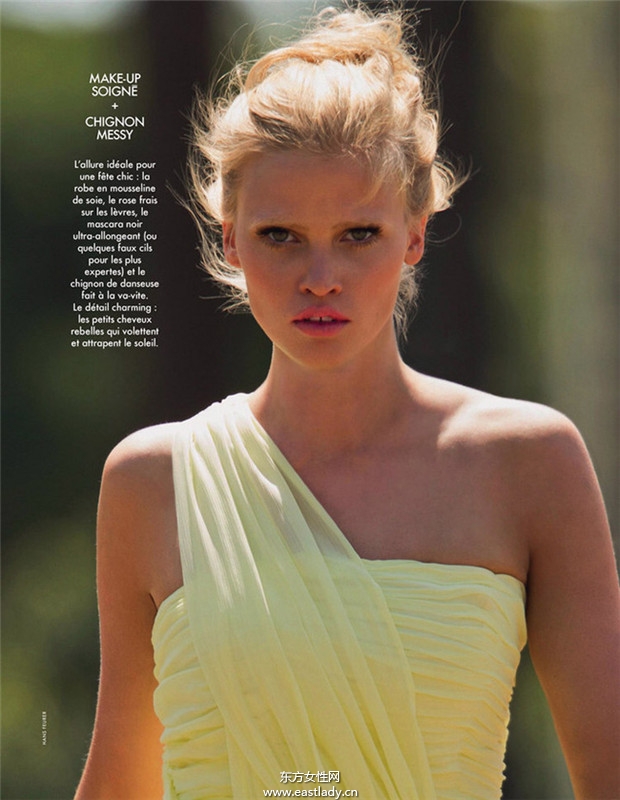 Lara Stone《Elle》2014年6月法国版