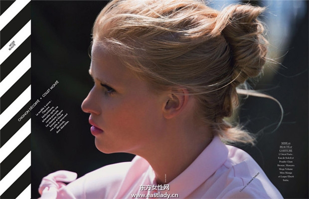 Lara Stone《Elle》2014年6月法国版