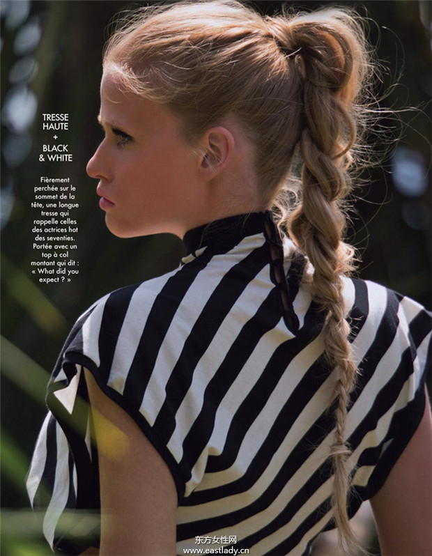 Lara Stone《Elle》2014年6月法国版