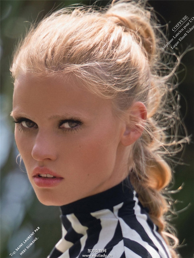 Lara Stone《Elle》2014年6月法国版