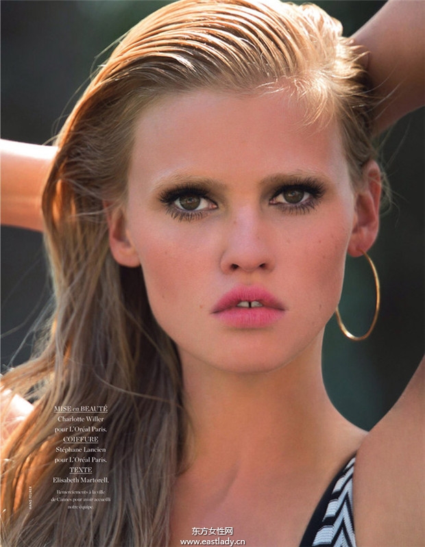 Lara Stone《Elle》2014年6月法国版