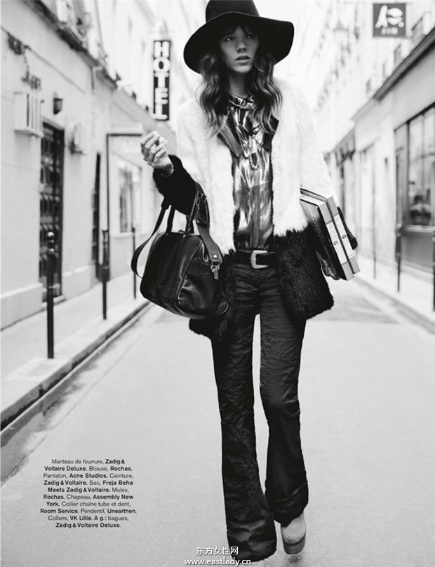 Freja Beha Erichsen《Glamour》2014年8月法国版