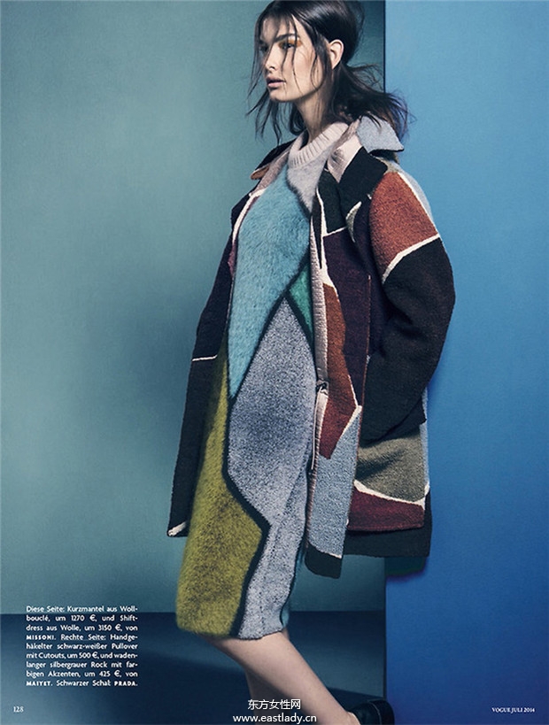 Ophelie Guillermand《Vogue》2014年7月德国版