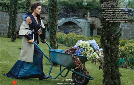 Victoria Beckham《Vogue》2014年8月英国版