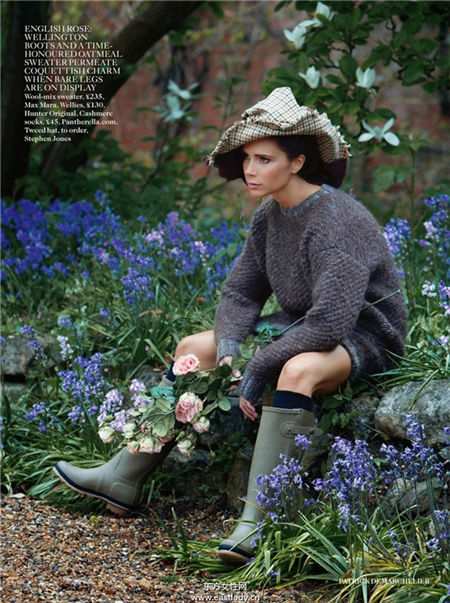 Victoria Beckham《Vogue》2014年8月英国版