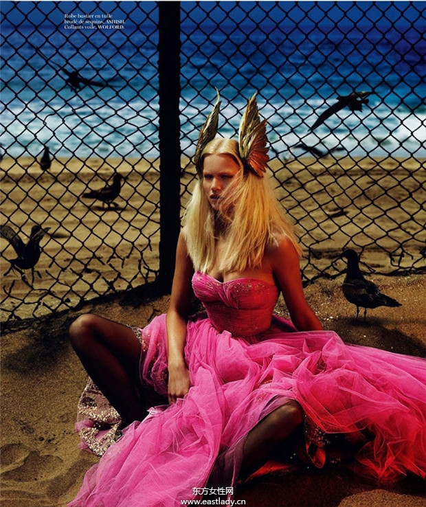 Anna Ewers《Vogue》2014年8月法国版