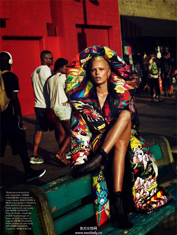 Anna Ewers《Vogue》2014年8月法国版