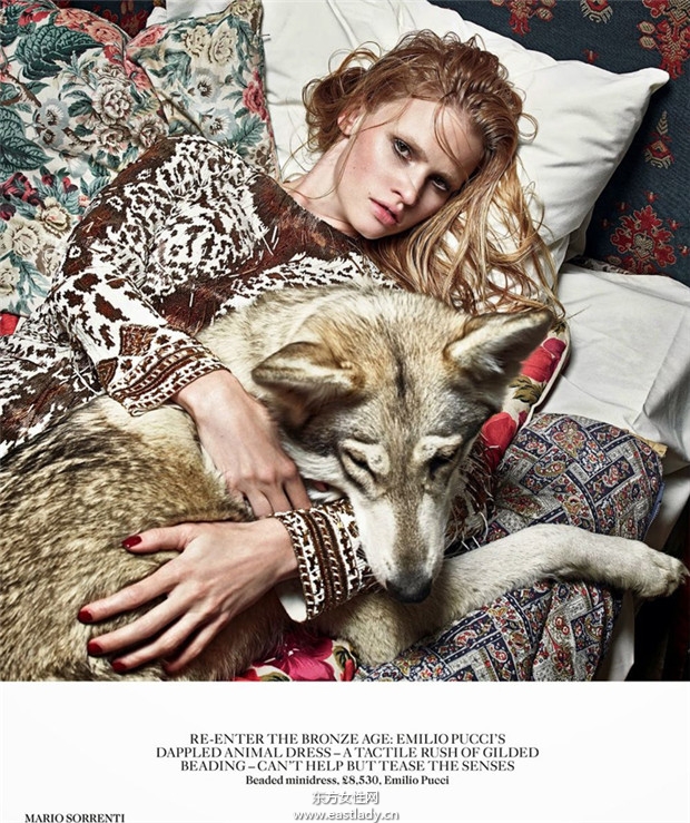 Lara Stone《Vogue》2014年9月英国版