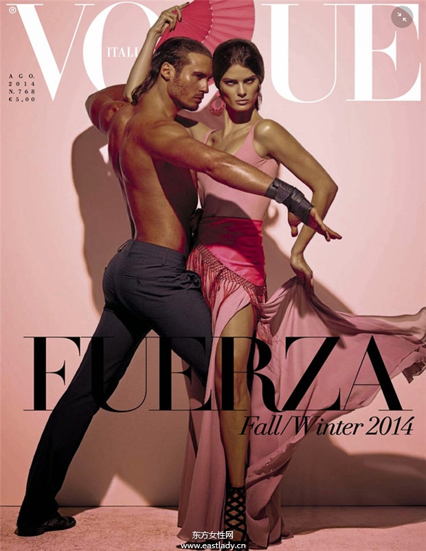 Isabeli Fontana《Vogue》2014年8月意大利版