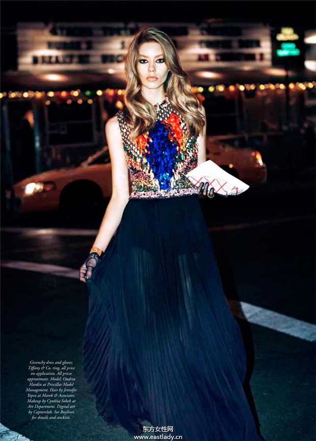 Ondria Hardin《Harper’s Bazaar》2014年澳大利亚版