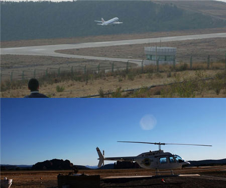 山顶机场 预计8月可起飞