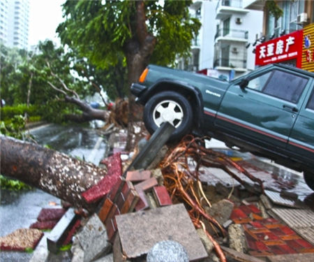 台風“麥德姆”登陸福建 北上至遼寧