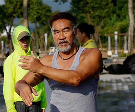 梁家仁攜子拍電影《永春白鶴拳》