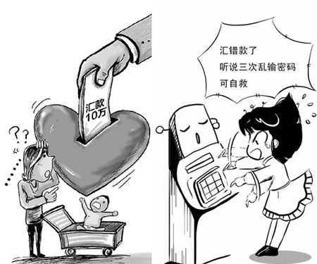 填錯兩數字，3萬彙給同名同姓者