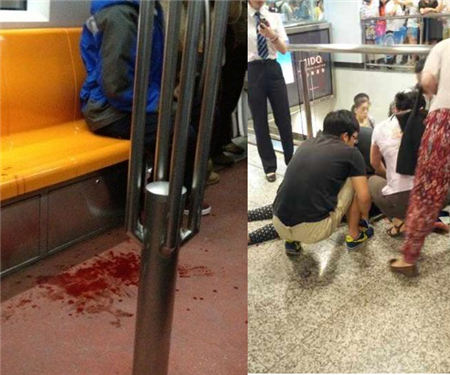 女子坐地铁因抢座起纠纷将他人划伤