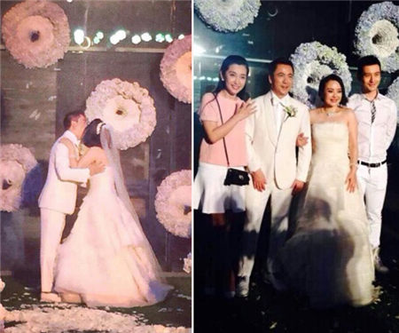 王中磊补办婚礼宋丹丹抢到捧花