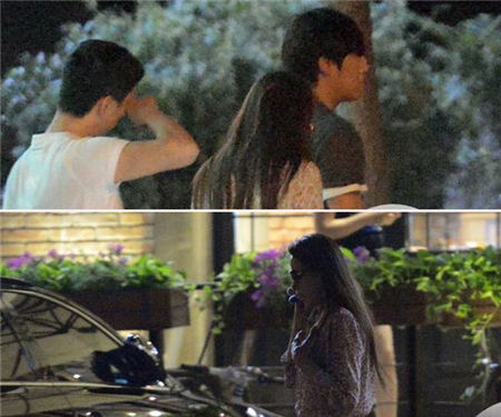 伊能静秦昊“试婚”甜蜜约会