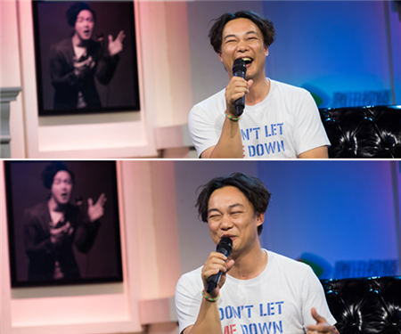 陈奕迅顶台风捧场刘嘉玲话剧到场获赞