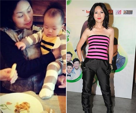 杨千嬅称儿子有天分 绝不在孩子面前吵架