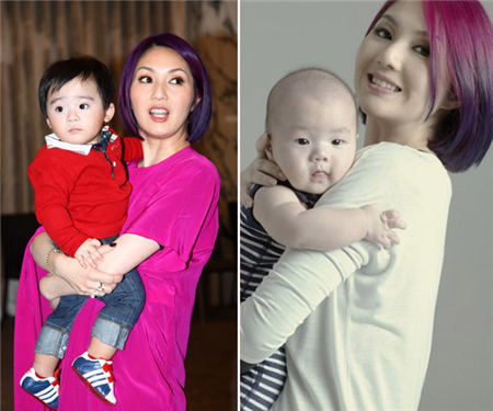杨千嬅称儿子有天分 绝不在孩子面前吵架