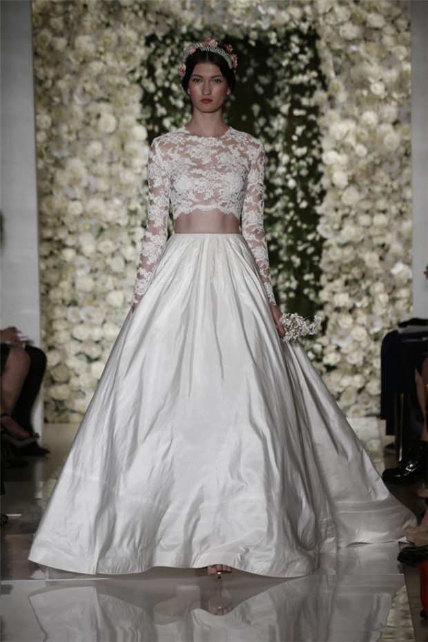 Reem Acra 2015秋冬婚纱礼服欣赏