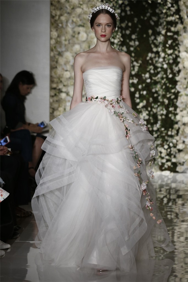 Reem Acra 2015秋冬婚纱礼服欣赏