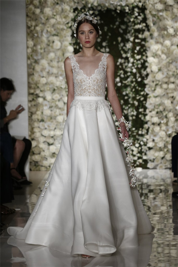 Reem Acra 2015秋冬婚纱礼服欣赏