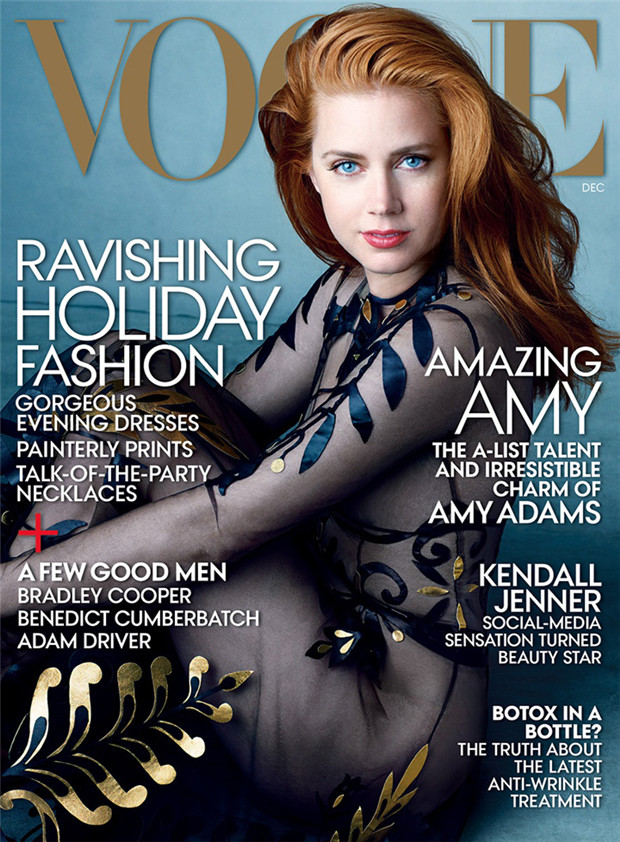 Amy Adams《Vogue》时尚杂志2014年12月号