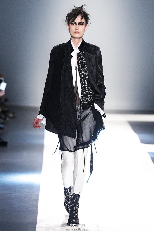 Ann Demeulemeester 2015春夏女装流行发布