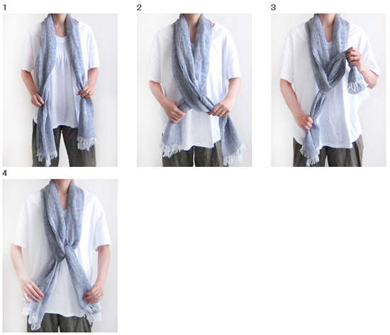 围巾的各种围法