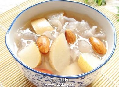 杏仁雪梨茶