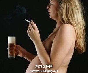 孕妇吸烟易使胎儿早产
